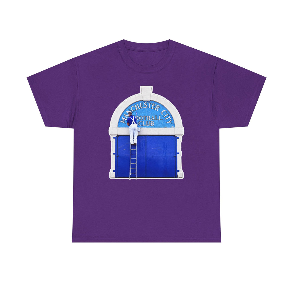 Manchester City Maine Road Inspired Cotton T-Shirt