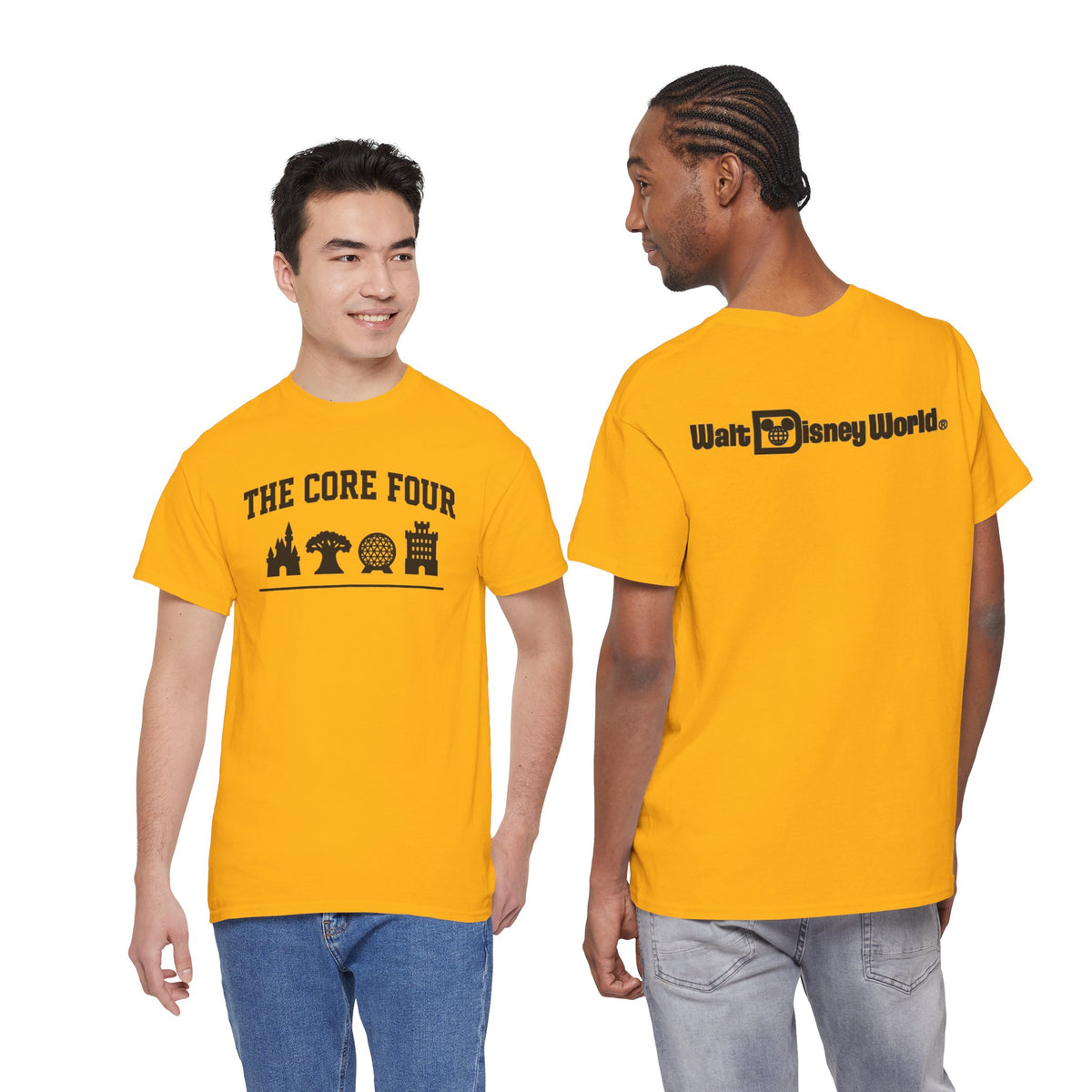 The Core Four Walt Disney World Unisex Heavy Cotton Tee