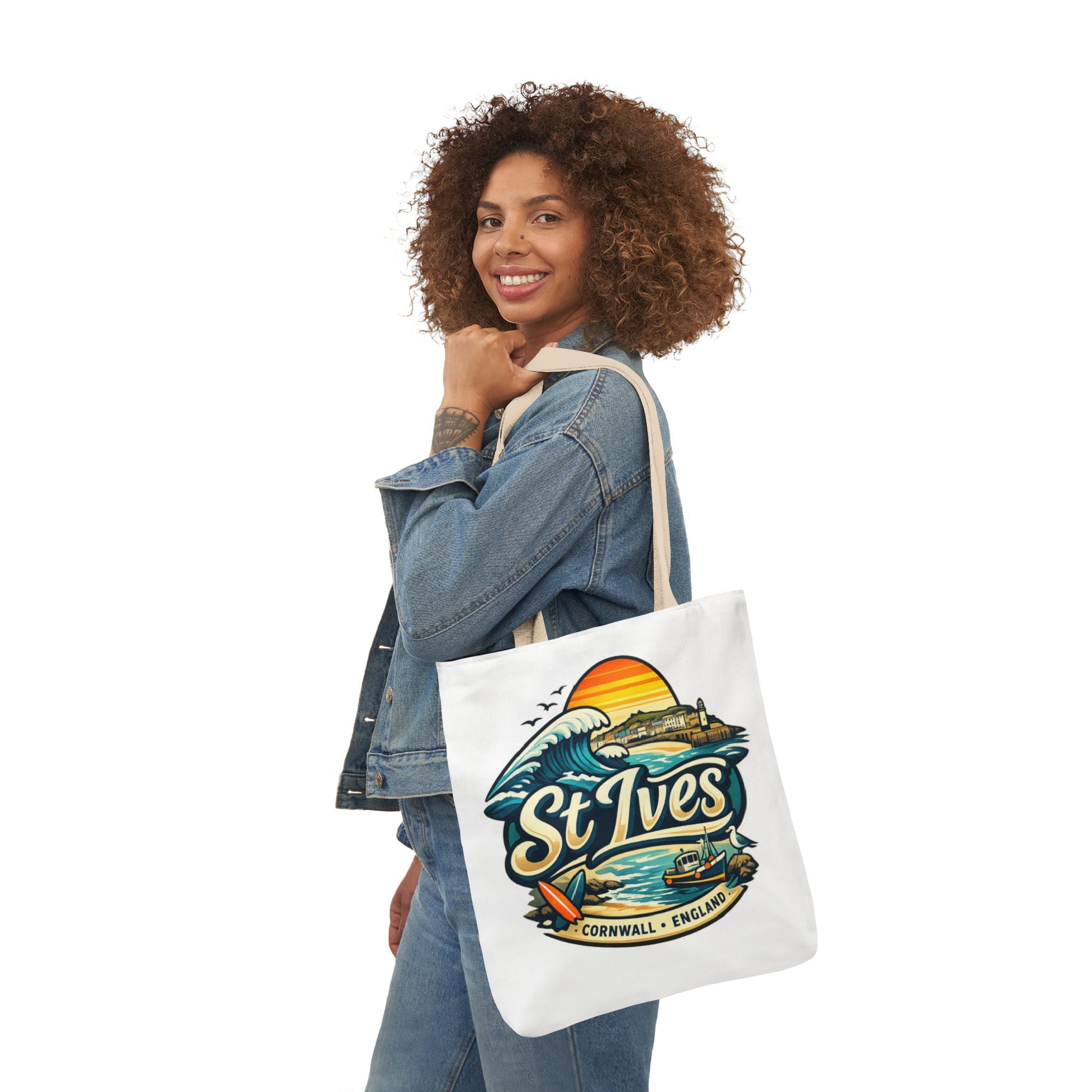St Ives Cornwall Sunset Tote Bag