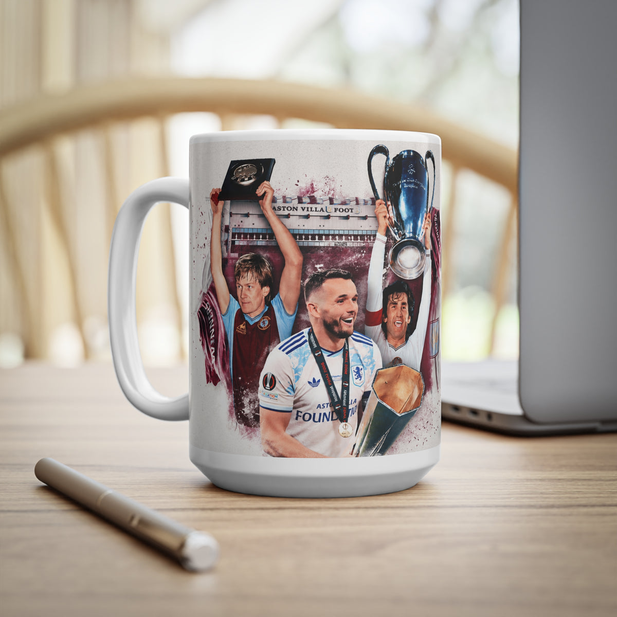 Aston Villa Captains Ceramic Coffee Mug — 11oz & 15oz
