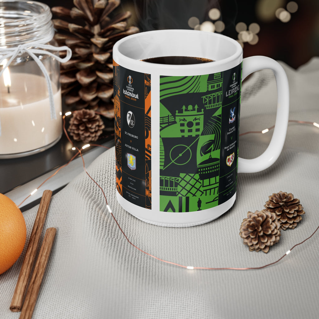 2026 UEFA Finals Programme Covers Inspired Ceramic Coffee Mug (11oz & 15oz)