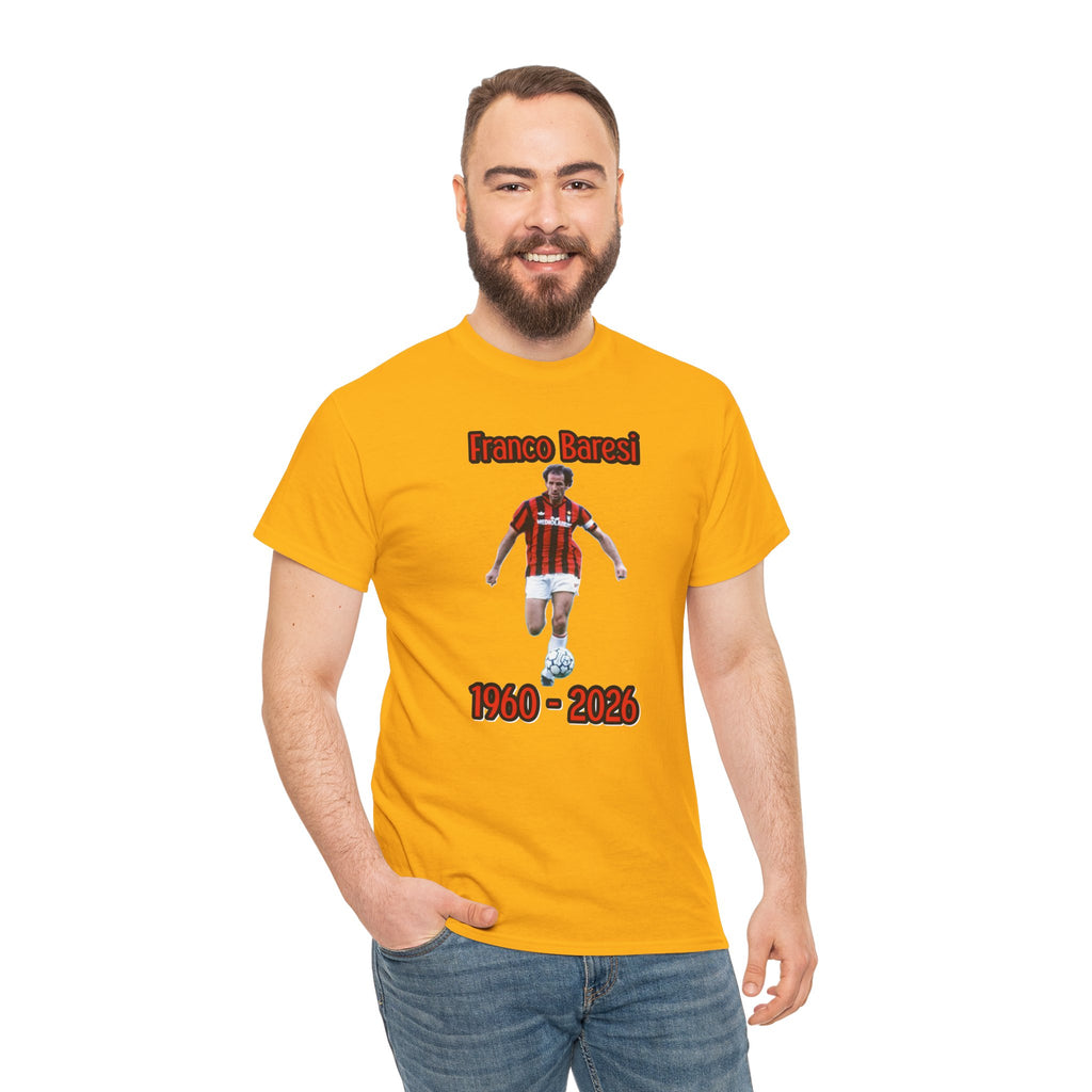 Franco Baresi 1960–2023 Memorial Soccer Tribute Tee