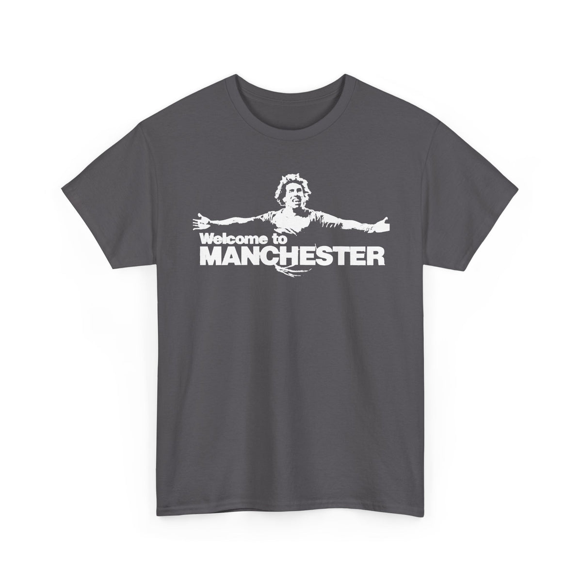 Welcome to Manchester Tee — Retro Carlos Tevez Manchester City Graphic Cotton T-Shirt