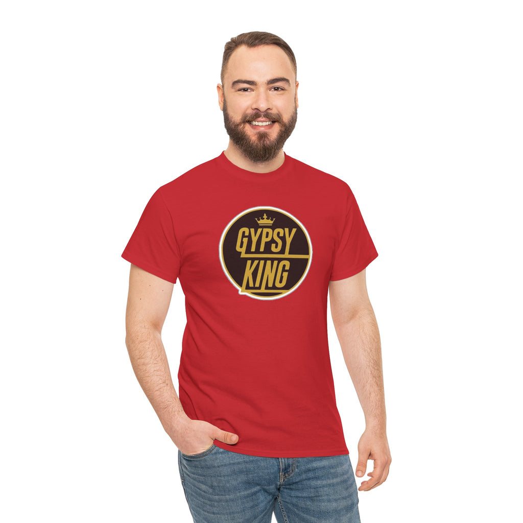 Gypsy King Graphic Tee — Retro Black & Gold Crown Logo T‑Shirt