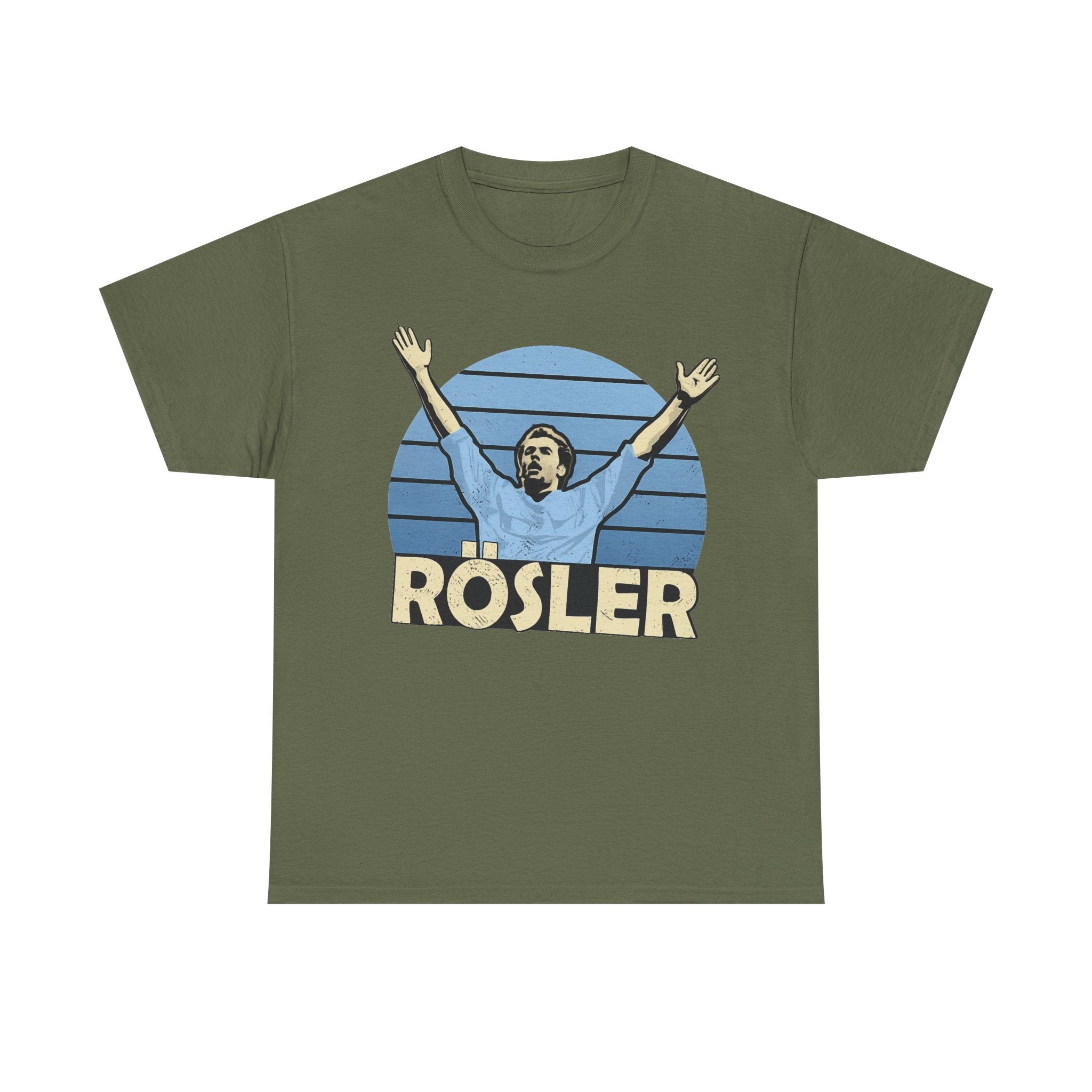 Retro 'Rösler' Graphic Tee - Vintage Soccer Fan Shirt