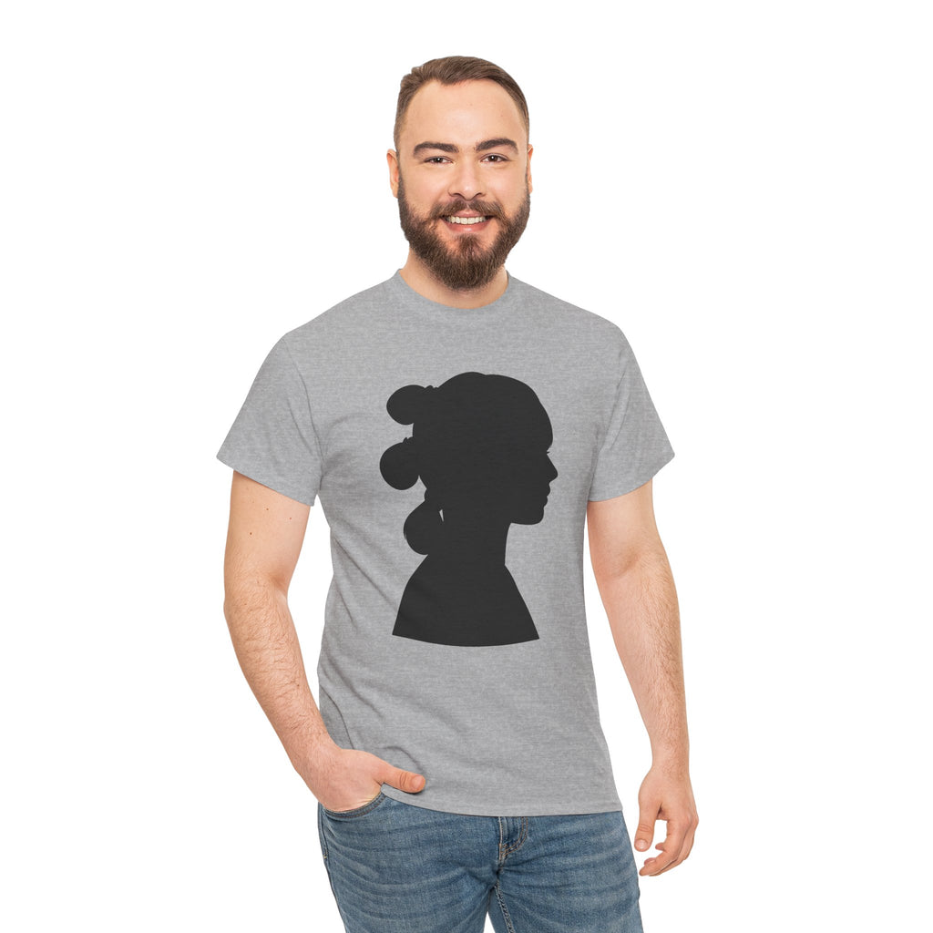 Princess Leia Star Wars Silhouette Profile Tee — Classic Portrait T‑Shirt
