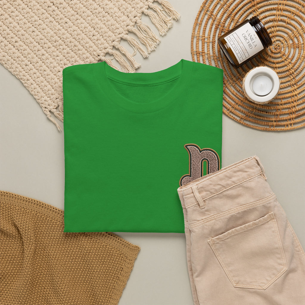 Retro 'p' Pep Inspired Manchester City Cotton Tee — Vintage Brown Monogram T-Shirt