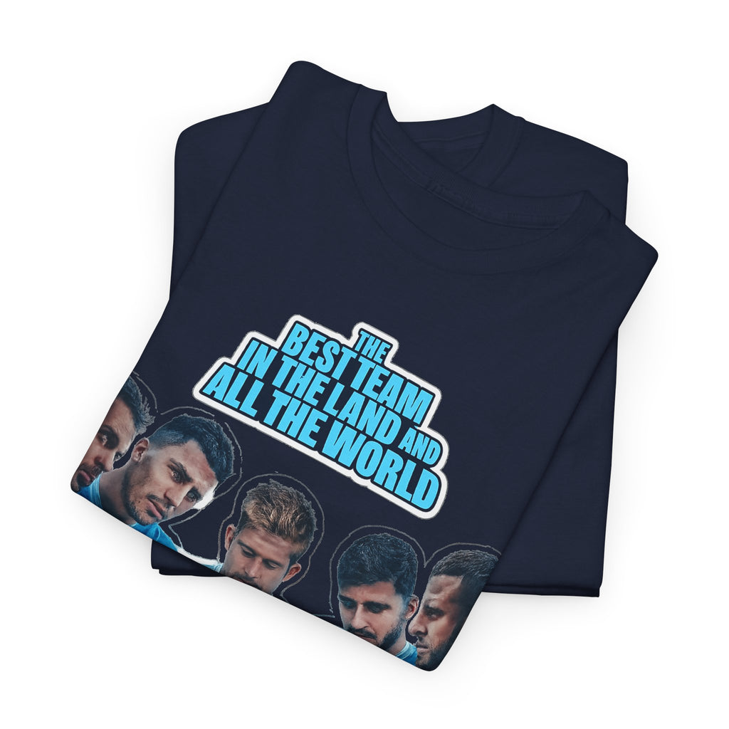 Manchester City — "Best Team in the Land and All the World" Cotton T-Shirt