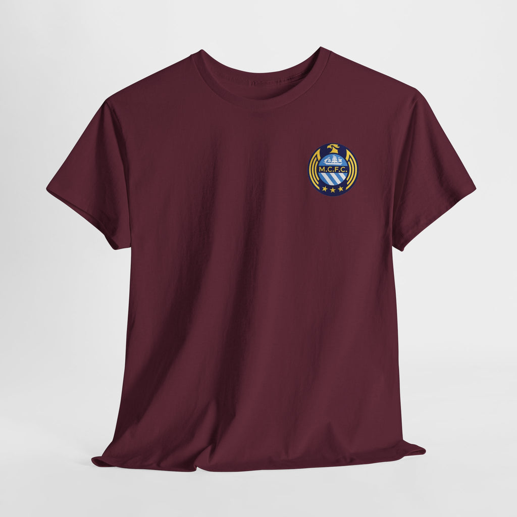 MCFC Unofficial Crest / Badge Tee — Nautical Compass Emblem Shirt
