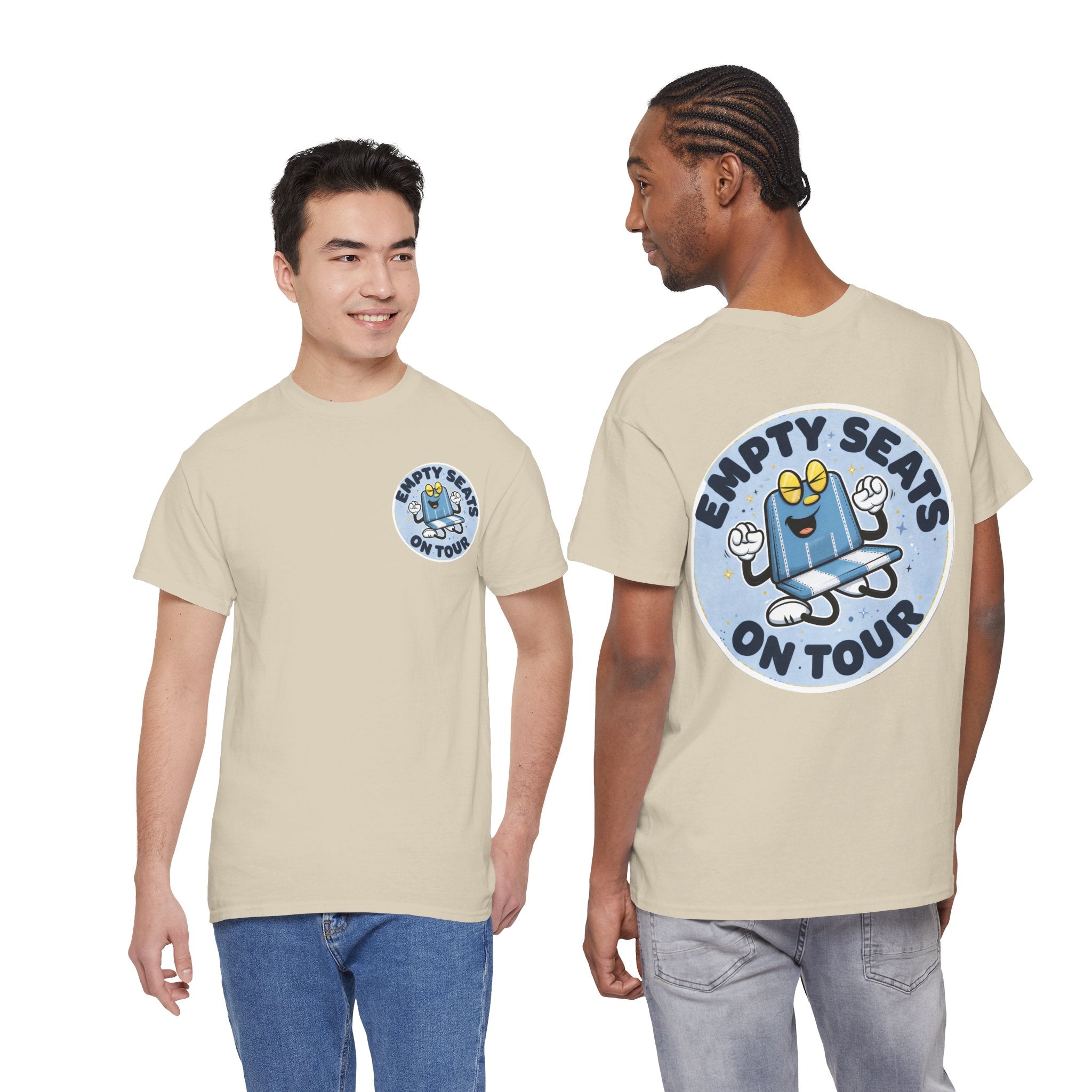 Manchester City T-Shirt — 'Empty Blue Seats On Tour' Retro Skate Graphic Tee