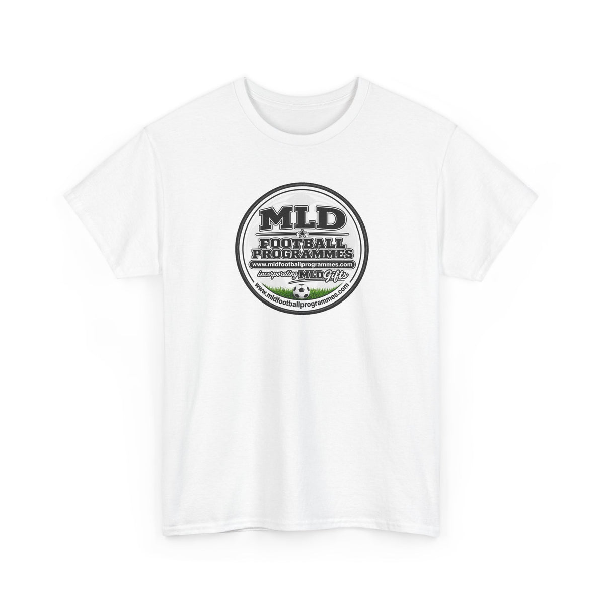 MLD Football Programmes Vintage Logo Cotton T-Shirt