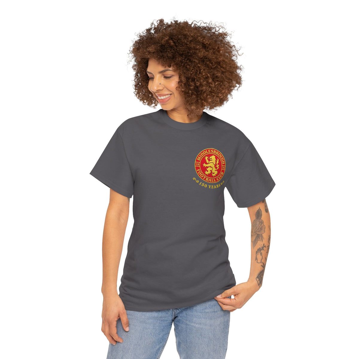 Middlesbrough 150th Crest Cotton T-Shirt