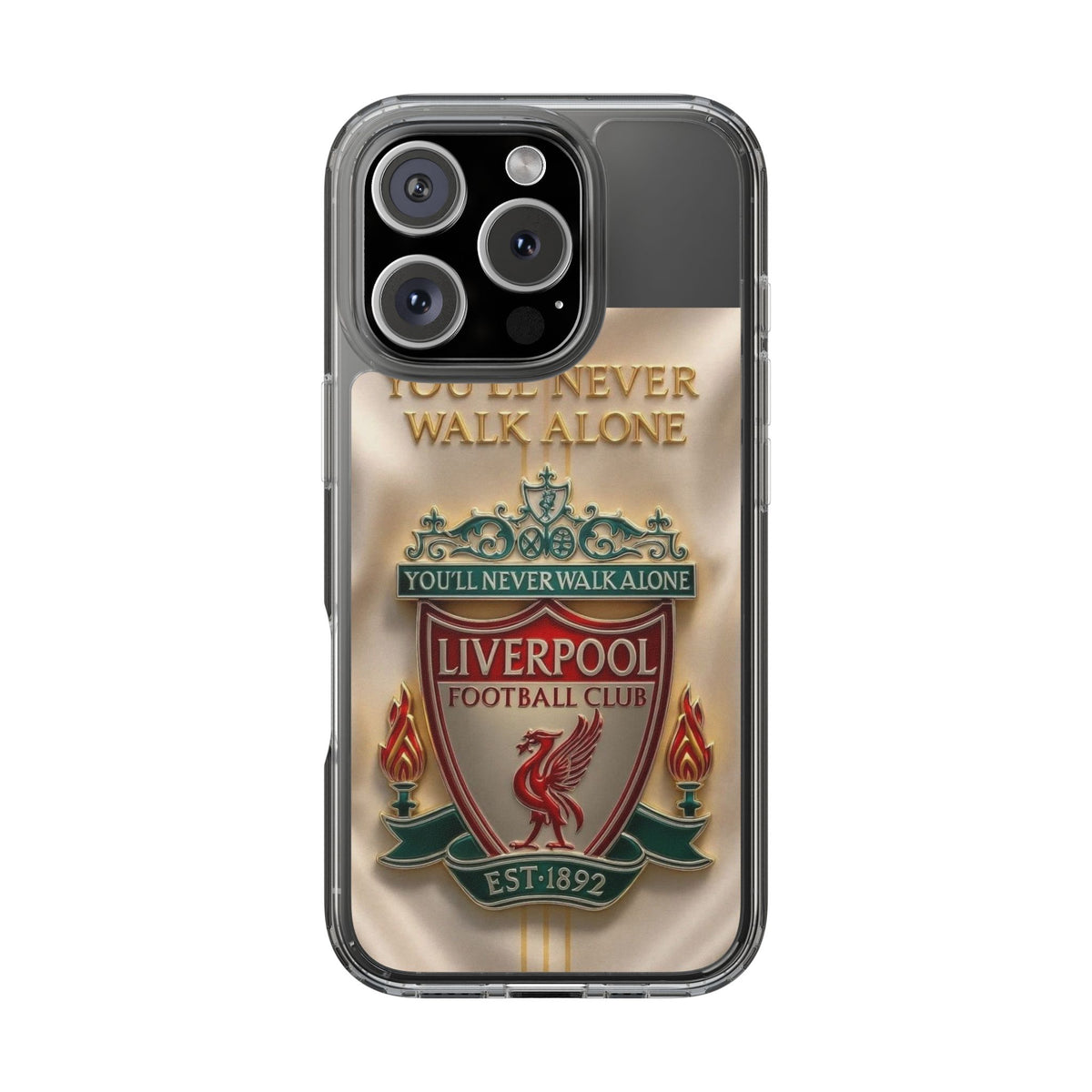 Liverpool FC 'You'll Never Walk Alone' Clear Phone Case