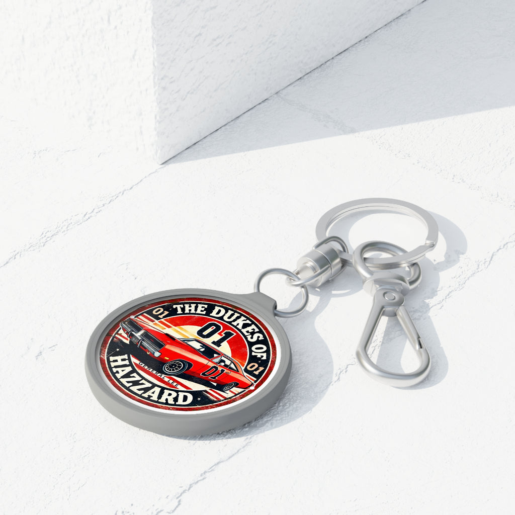 Dukes of Hazzard '01' General Lee Keyring Tag