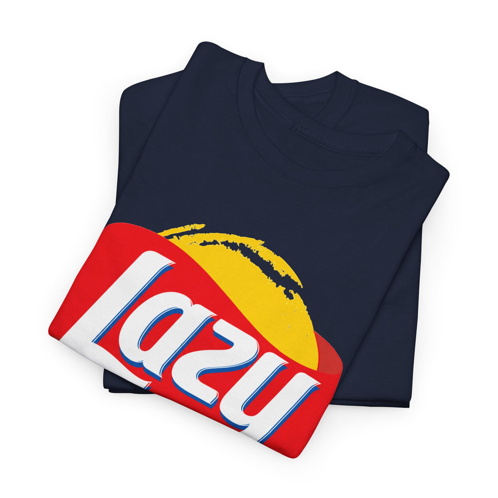 Lazy Logo T‑Shirt — Retro Snack-Inspired Graphic Tee