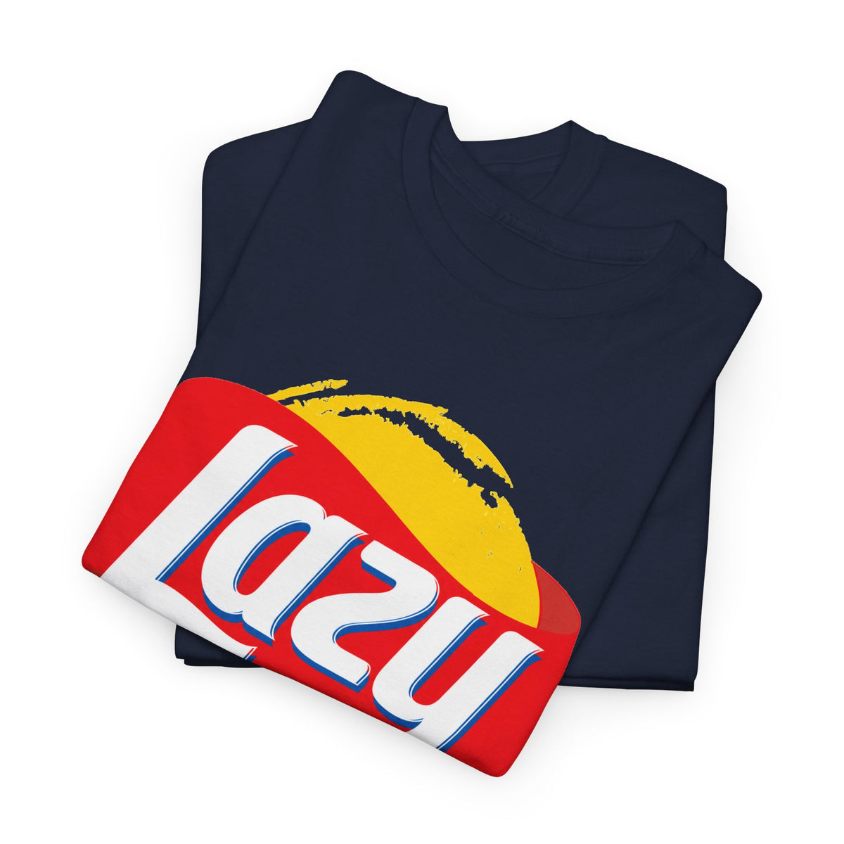 Lazy Logo T‑Shirt — Retro Snack-Inspired Graphic Tee