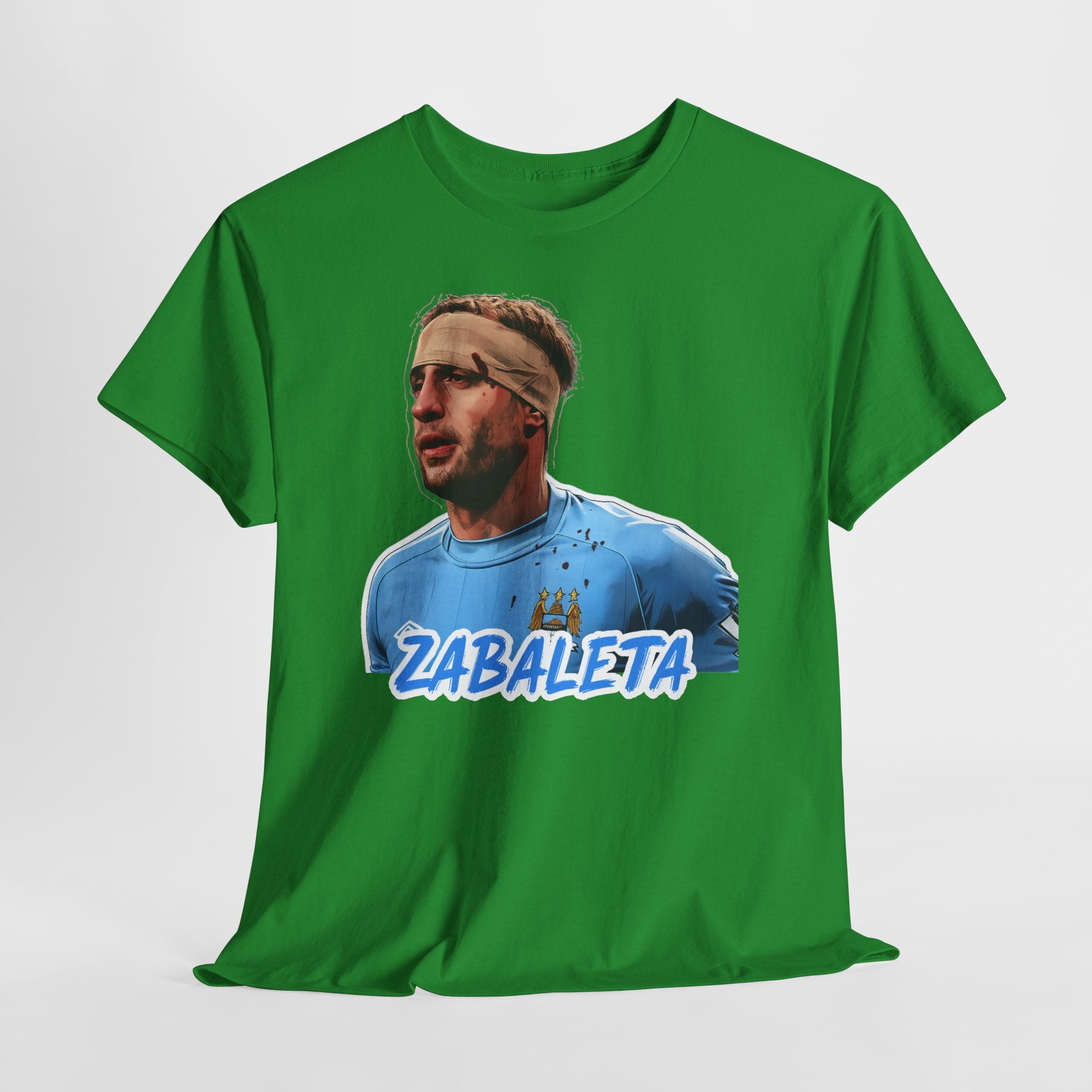 Zabaleta Manchester City Fan Tee — Retro Player Portrait Soccer T‑Shirt