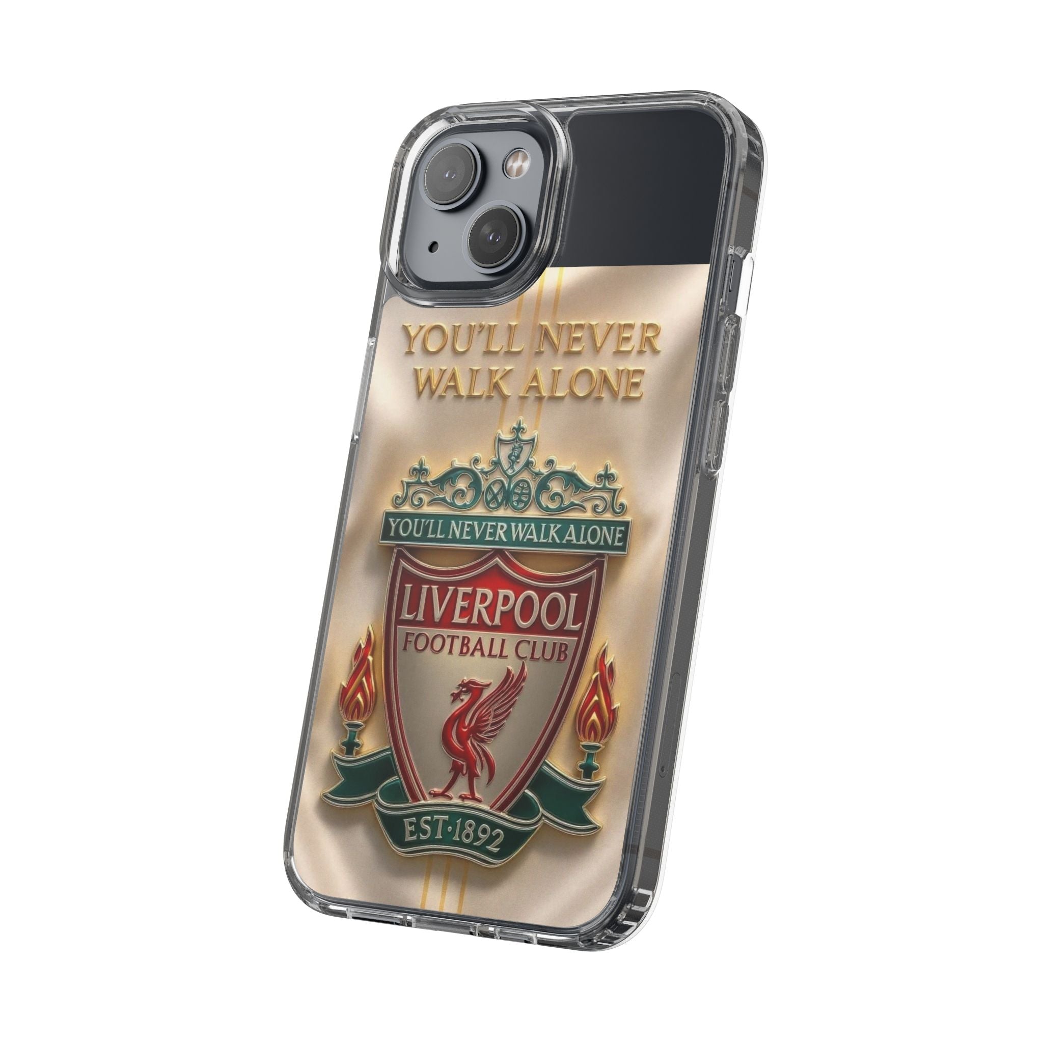 Liverpool FC 'You'll Never Walk Alone' Clear Phone Case