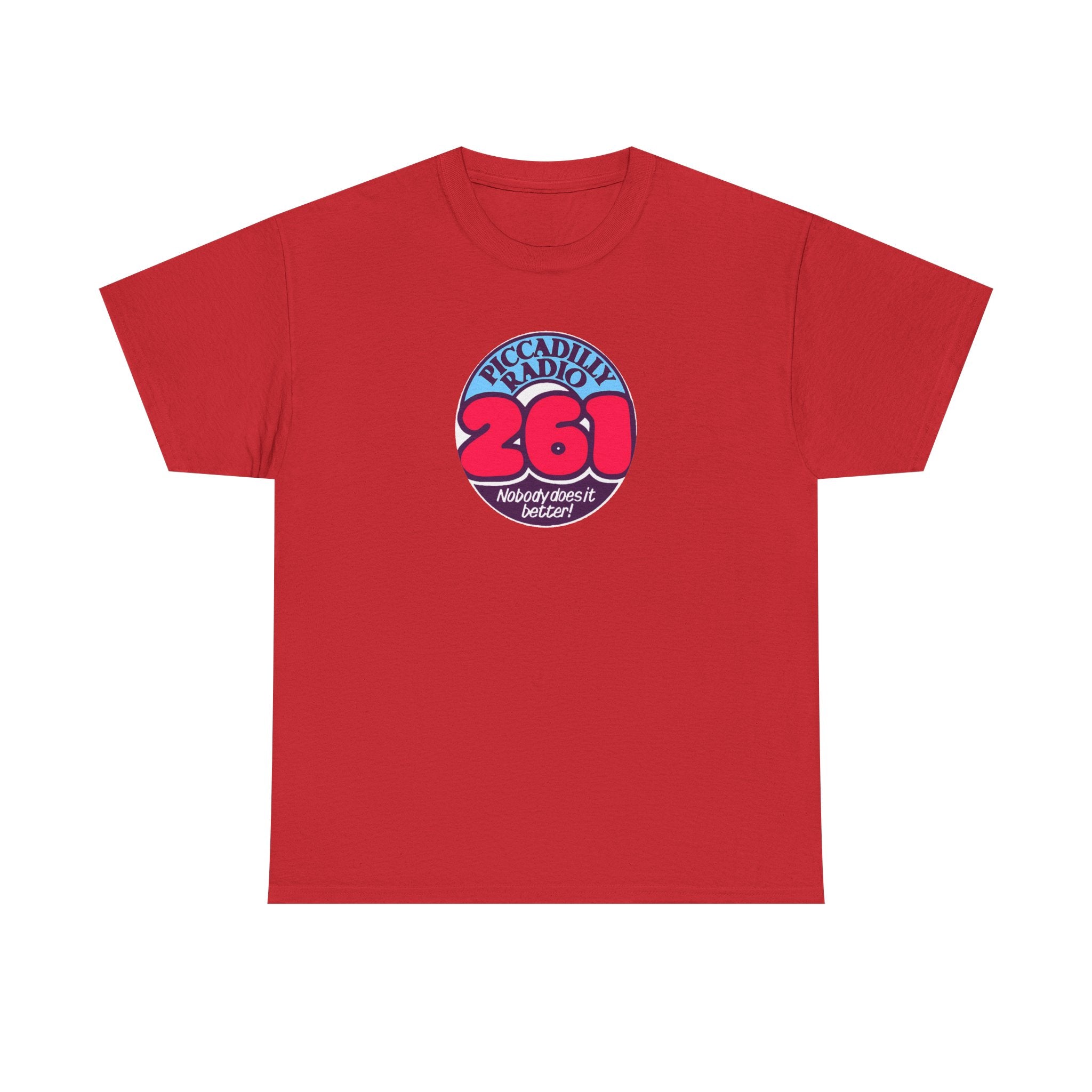 Piccadilly Radio '261' Logo T‑Shirt — Vintage Unofficial Radio Station Graphic Tee