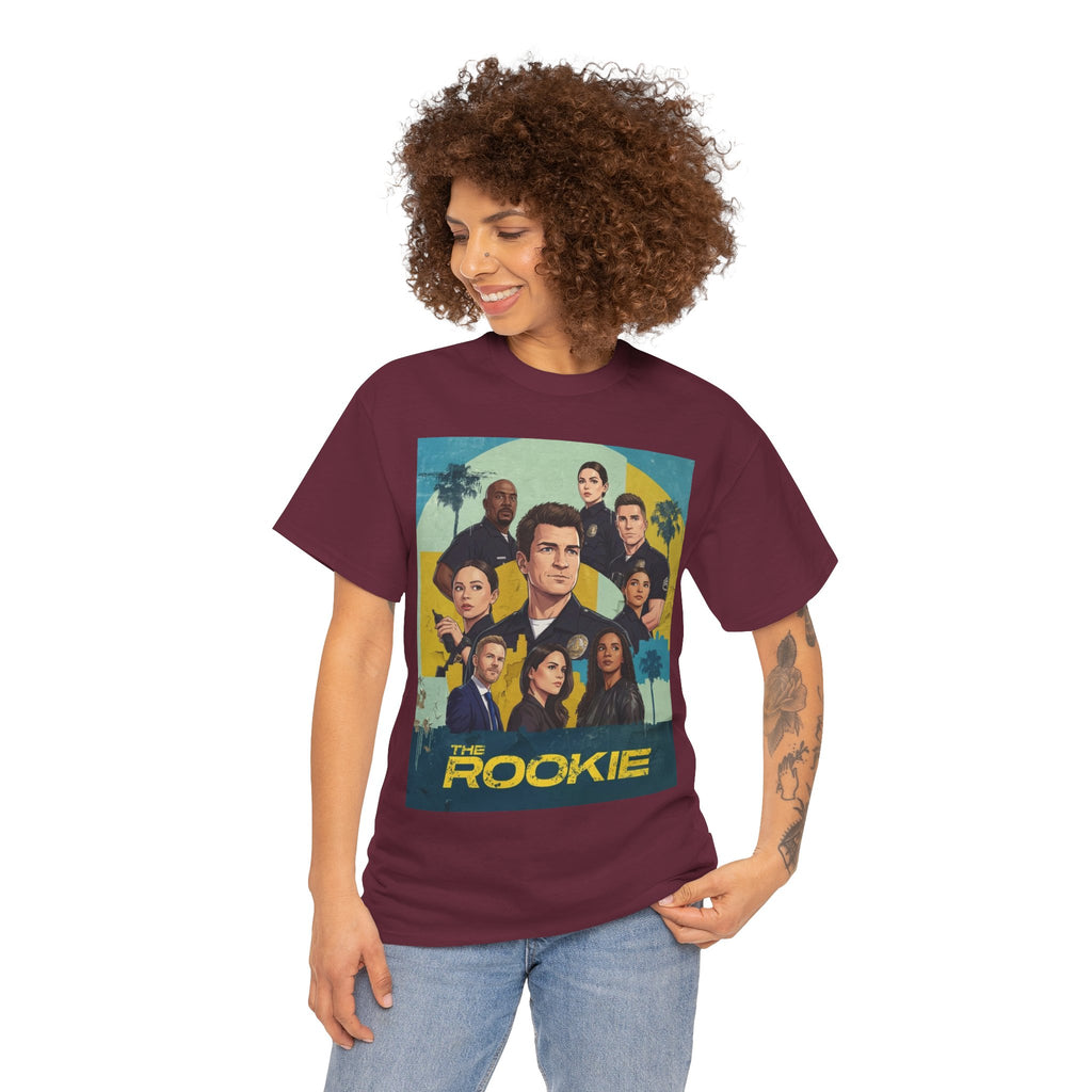 The Rookie TV Cast Graphic Tee — Vintage Poster Style Shirt