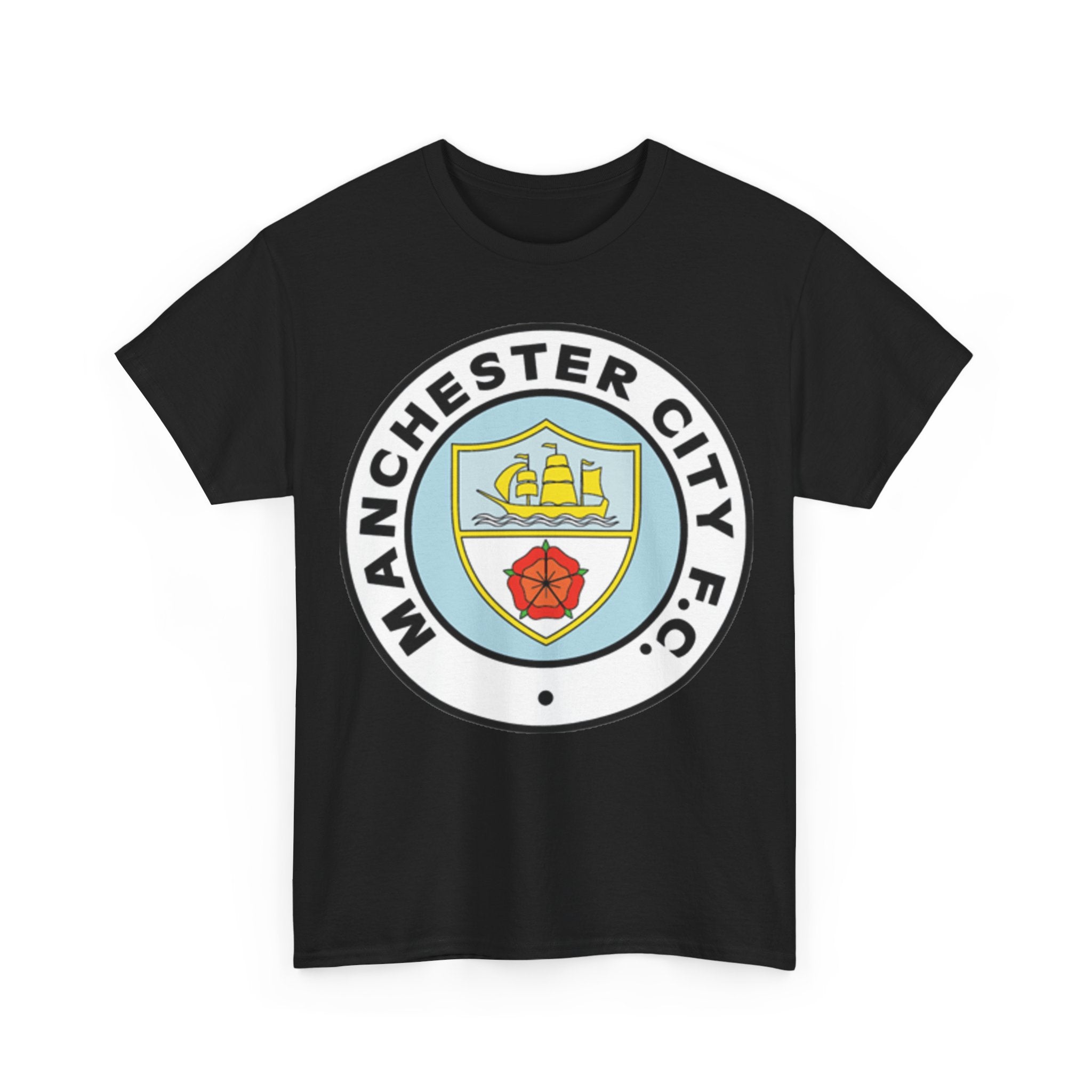 Manchester City F.C. Retro Crest T-Shirt – Retro Football Fan Tee
