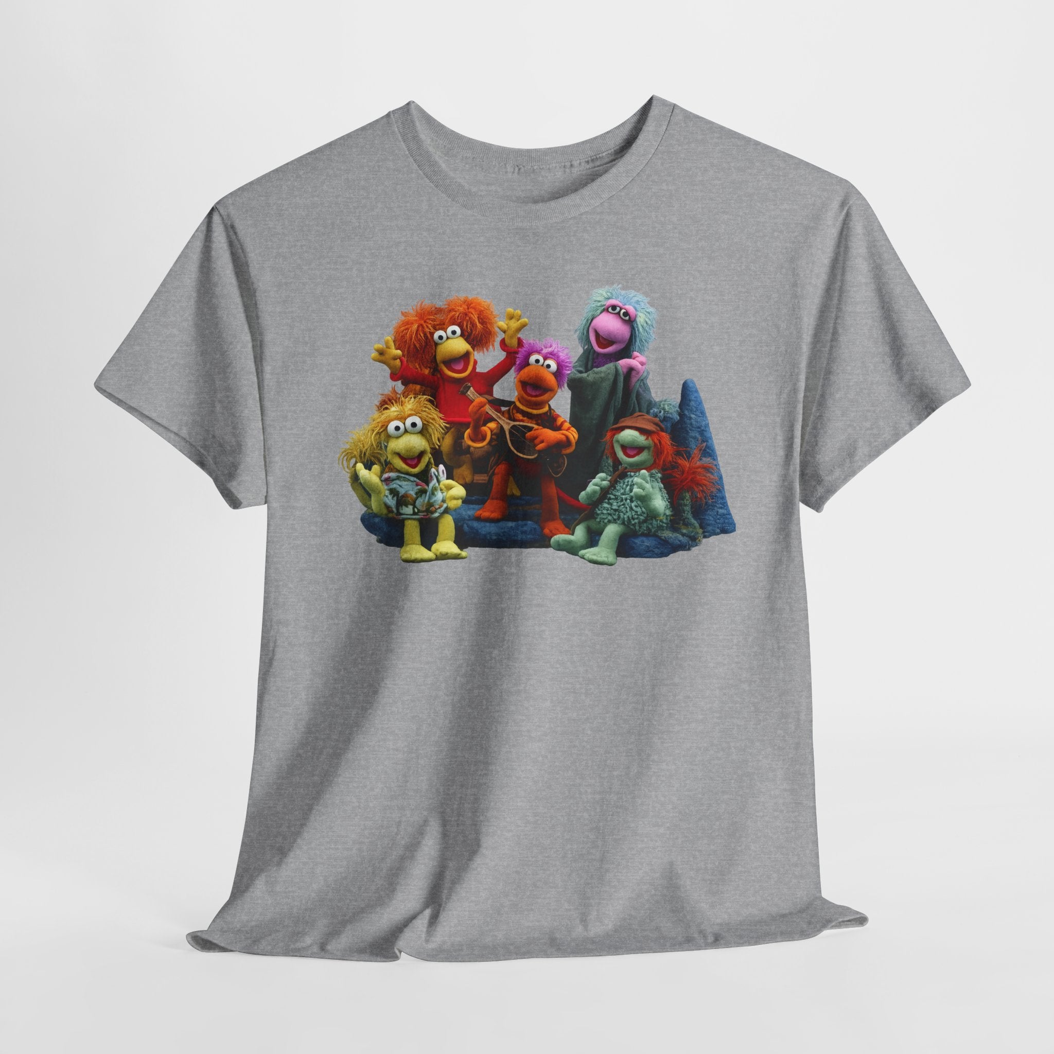 Fraggle Rock Muppet Crew Graphic Tee — Vintage Puppet Group T-Shirt