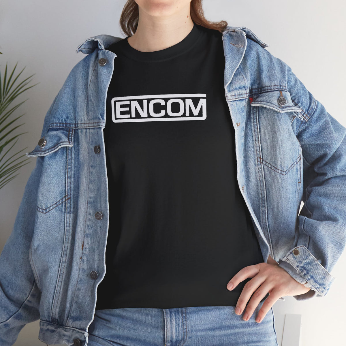 ENCOM Logo Cotton T-Shirt