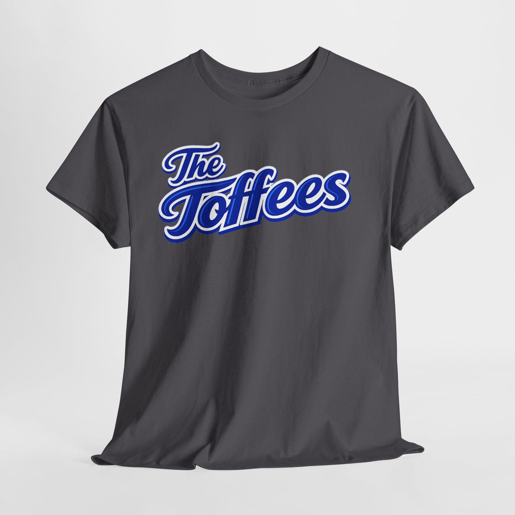 The Toffees Script Tee — Vintage Blue Logo T-Shirt