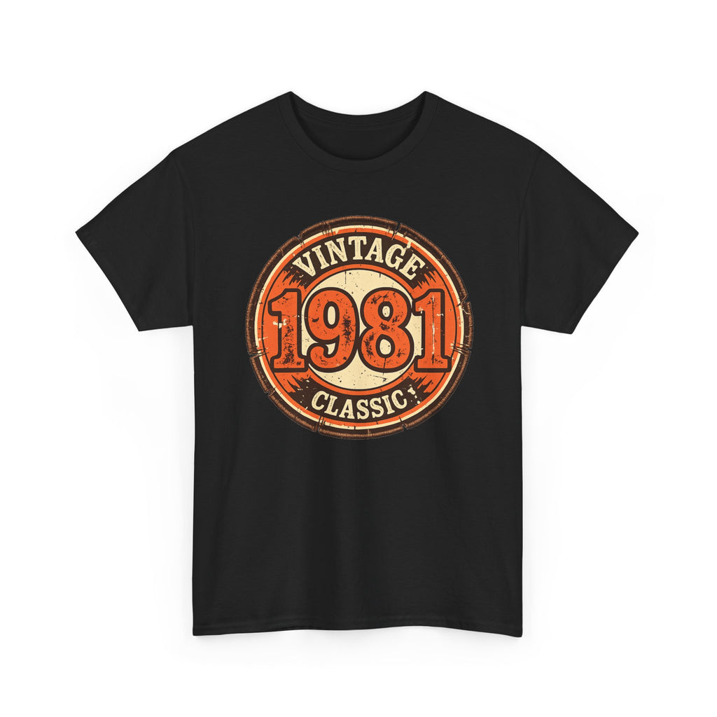 Vintage 1981 Classic T-Shirt — Retro Birthday Tee