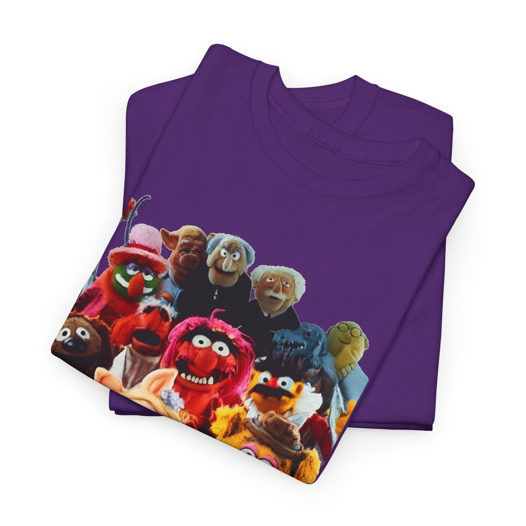 Muppets Puppet Ensemble Graphic Tee — Fun Family Cartoon Shirt