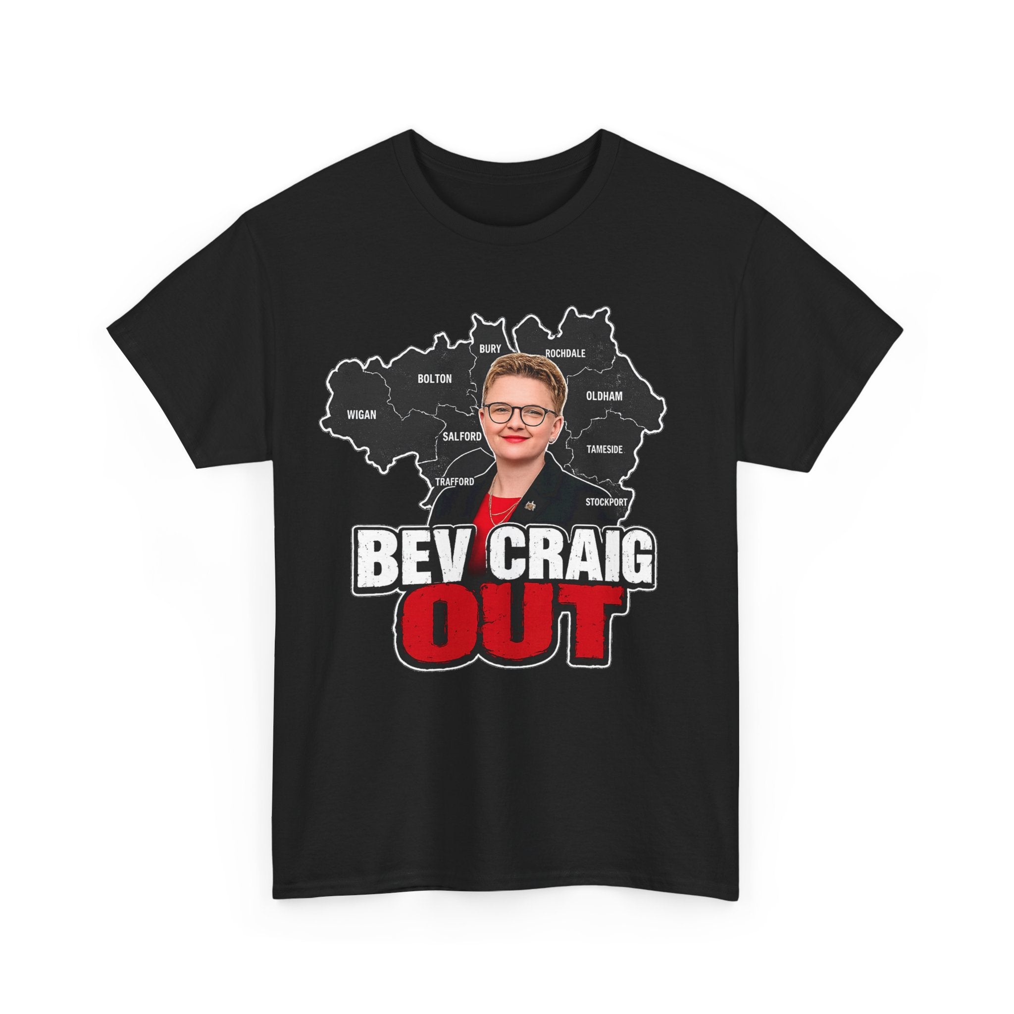 Bev Craig Out Greater Manchester Mayor Tee / T-Shirt