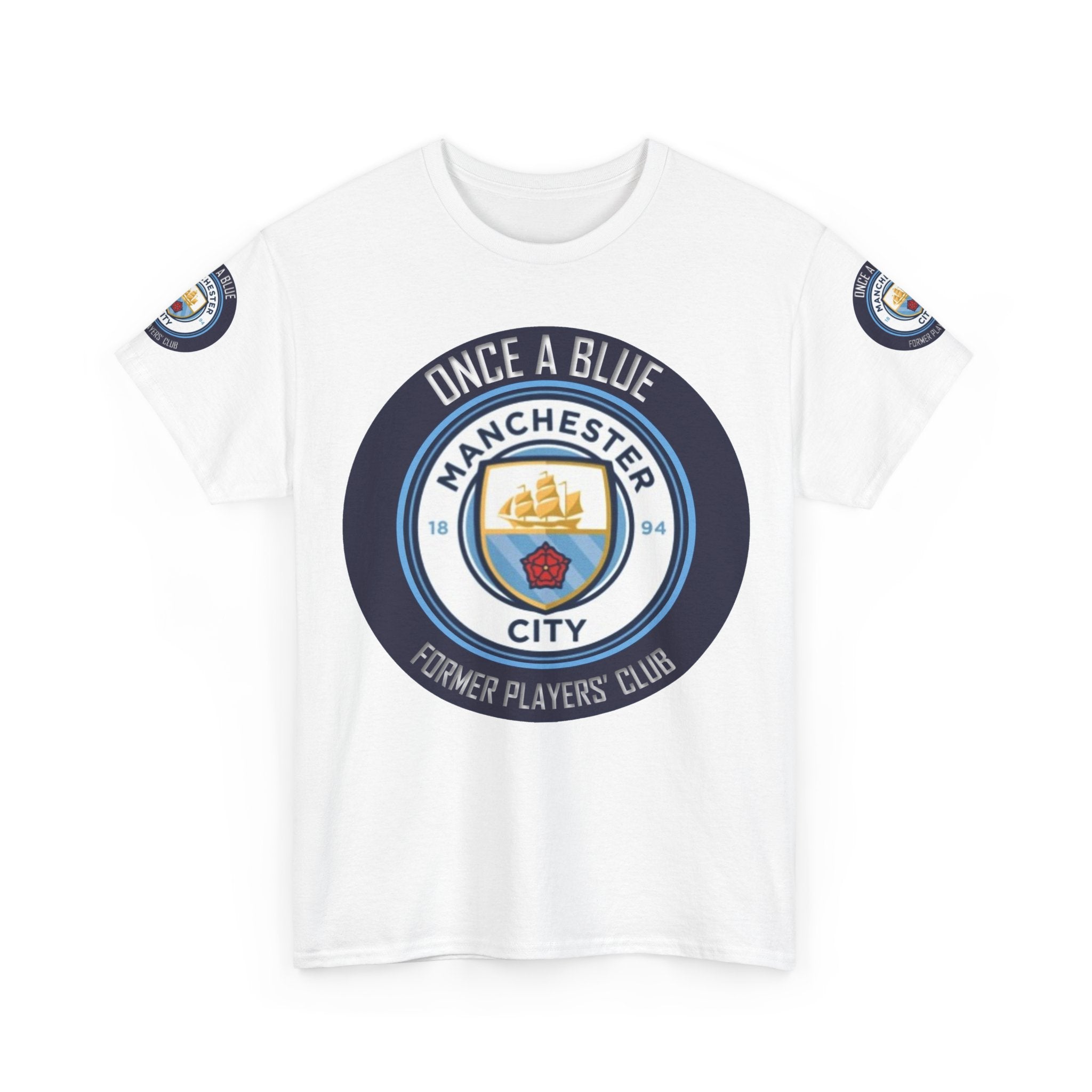 Manchester City 'Once A Blue' Tee — Former Players Club Football Shirt