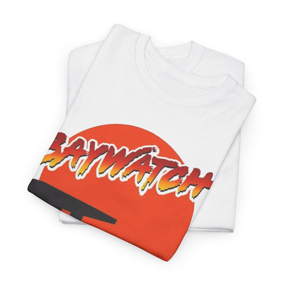 Baywatch Lifeguard Sunset Cotton T-Shirt