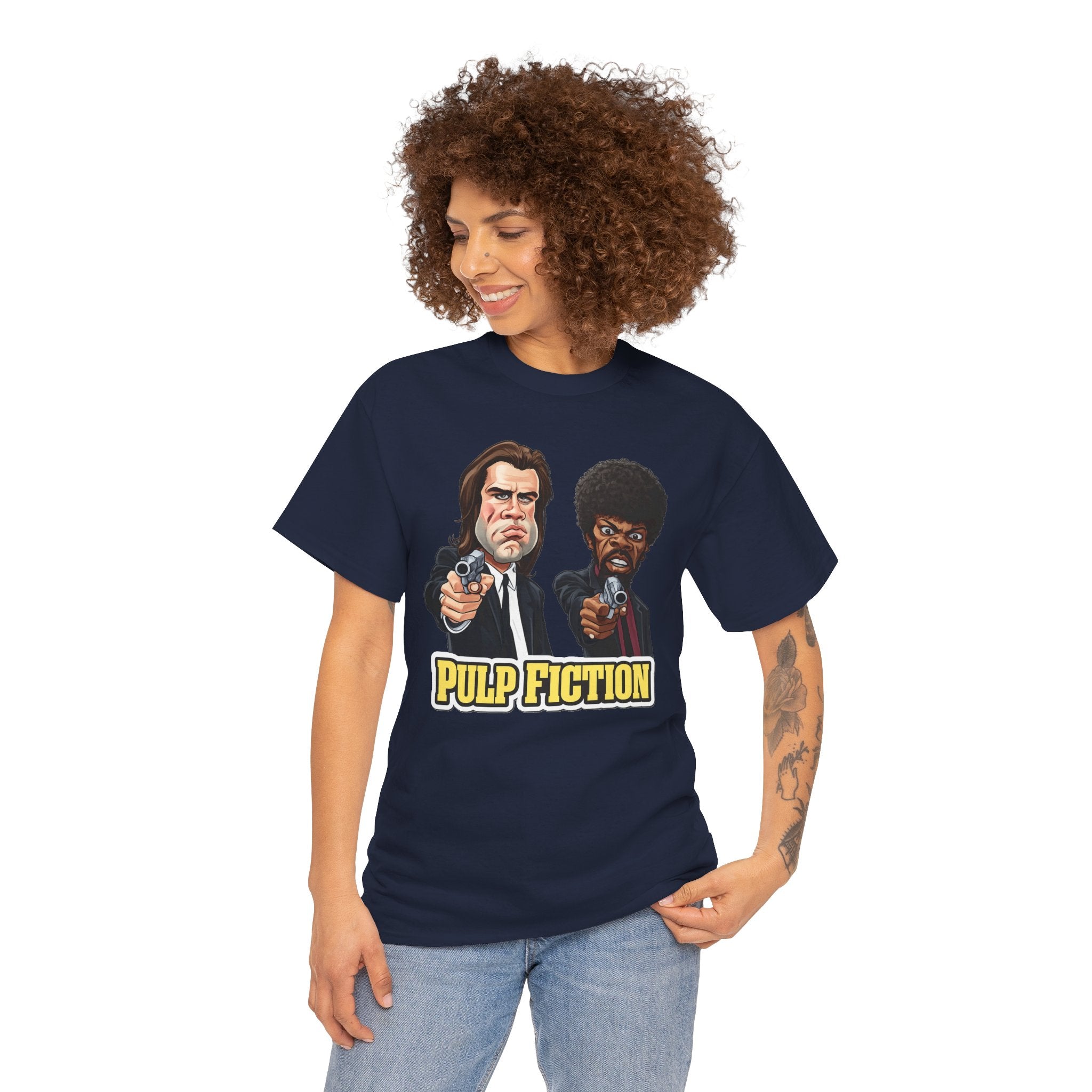 Pulp Fiction Graphic Tee - Retro Movie Poster T-Shirt