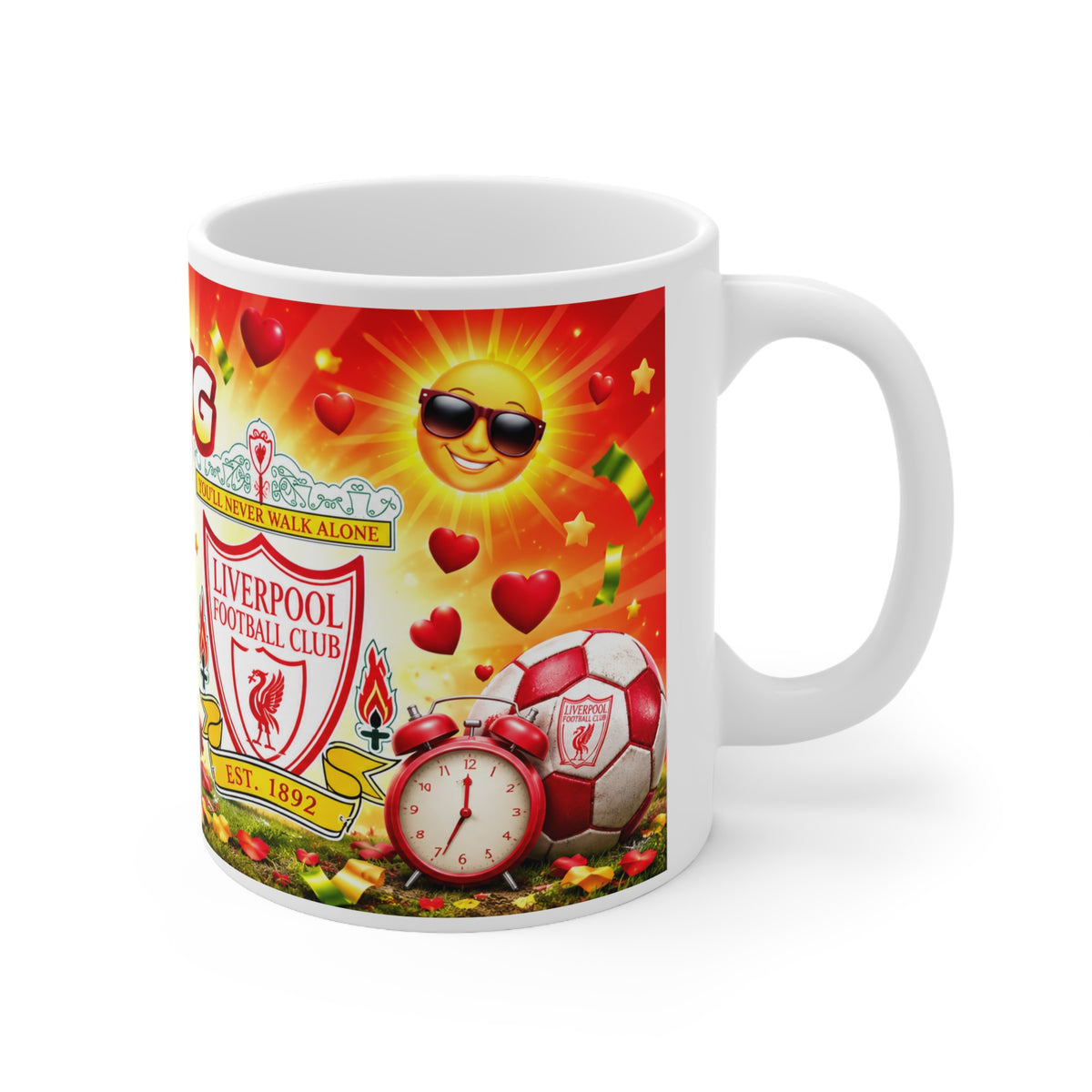 Good Morning Reds! Liverpool FC Ceramic Coffee Mug – 11oz & 15oz