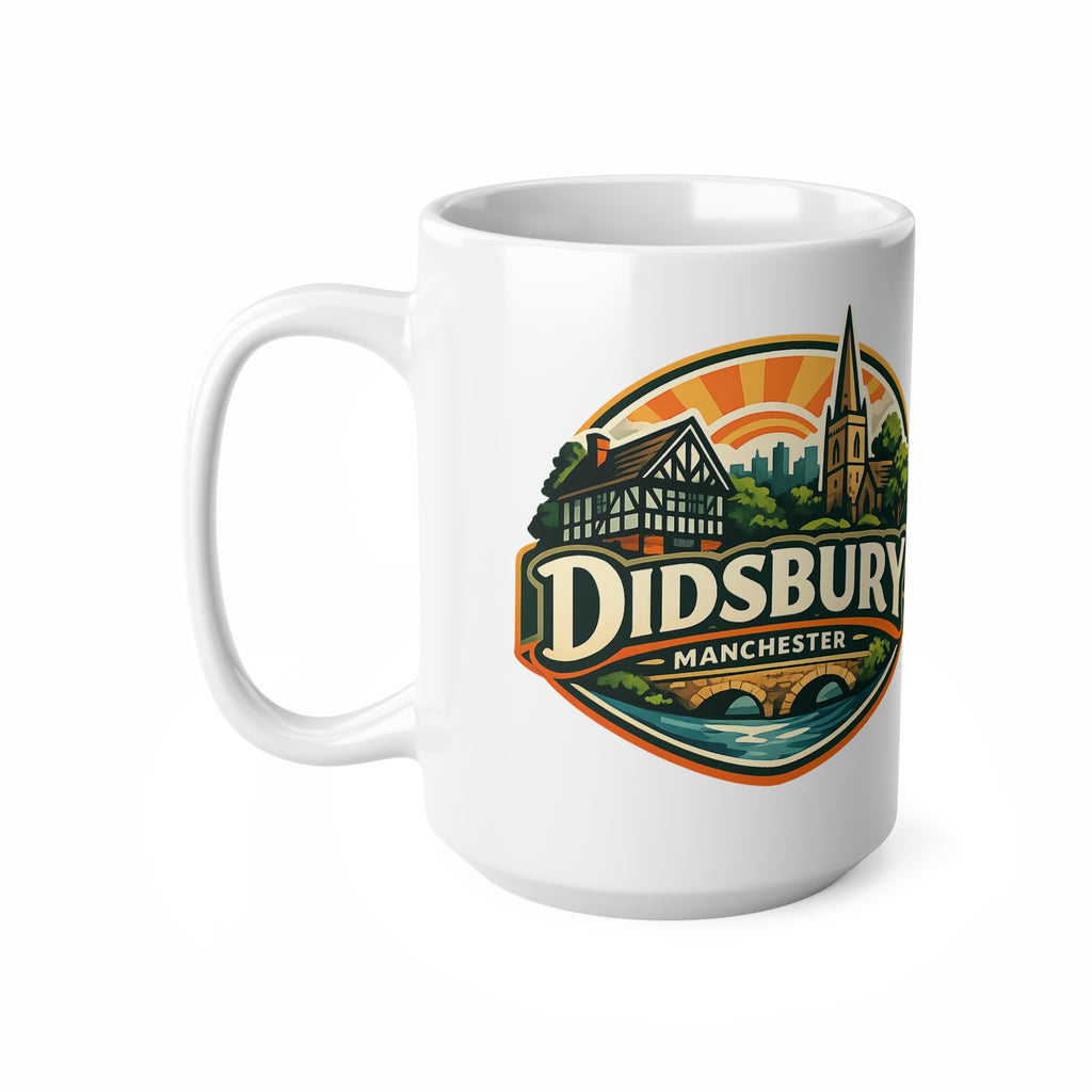 Didsbury Manchester Ceramic Coffee Cups, 11oz, 15oz