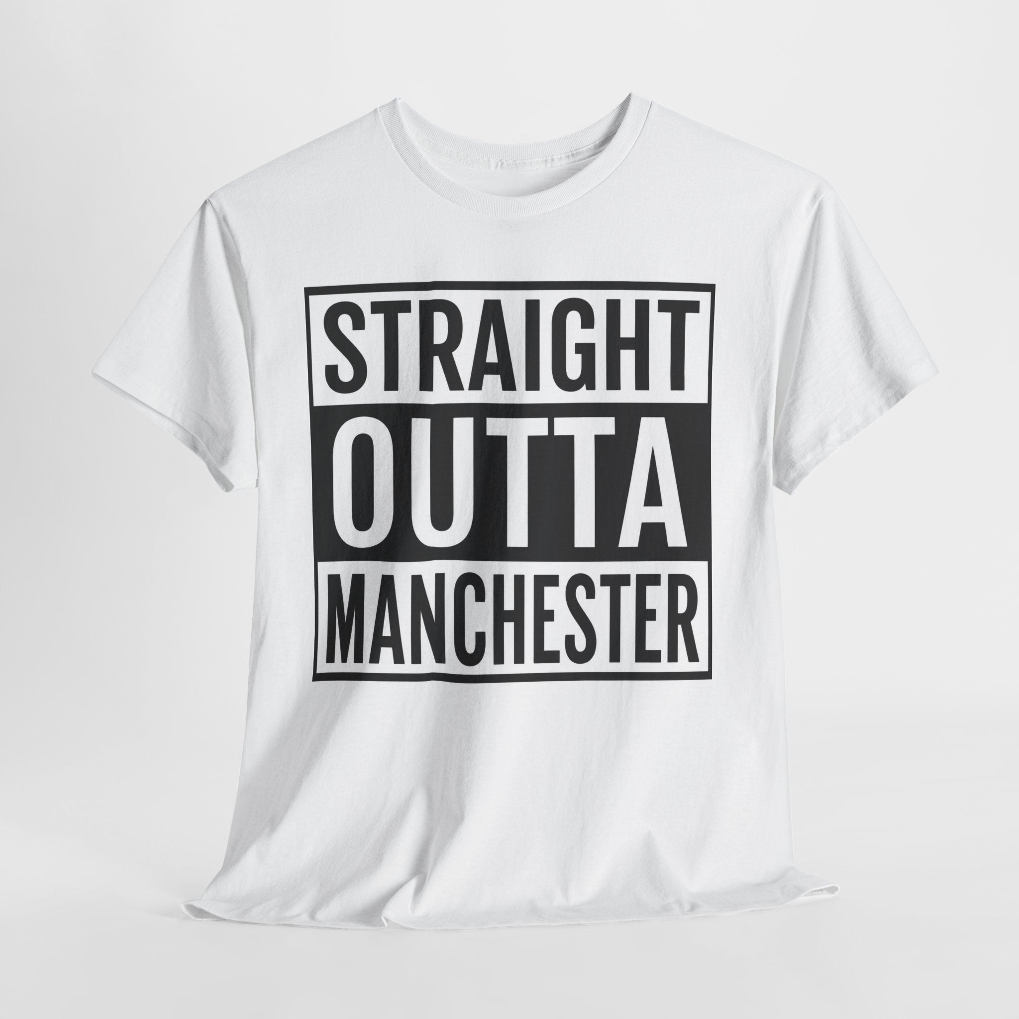 Straight Outta Manchester T-Shirt — Bold City Pride Tee