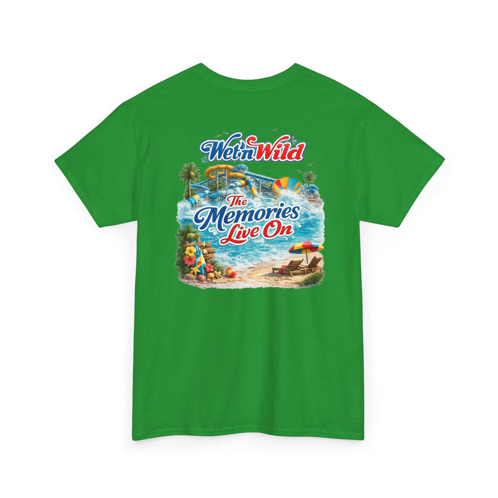 Wet 'n Wild Orlando Graphic Tee — "The Memories Live On" Retro Vacation T‑Shirt