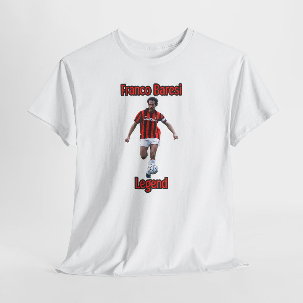 Franco Baresi Legend Tee — AC Milan Retro Soccer Graphic T-Shirt