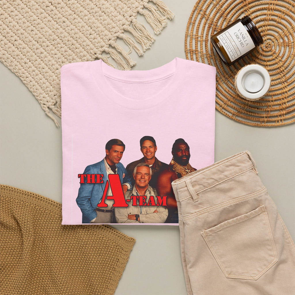 A-Team Graphic Tee — Retro TV Series Logo & Character Poster T-Shirt