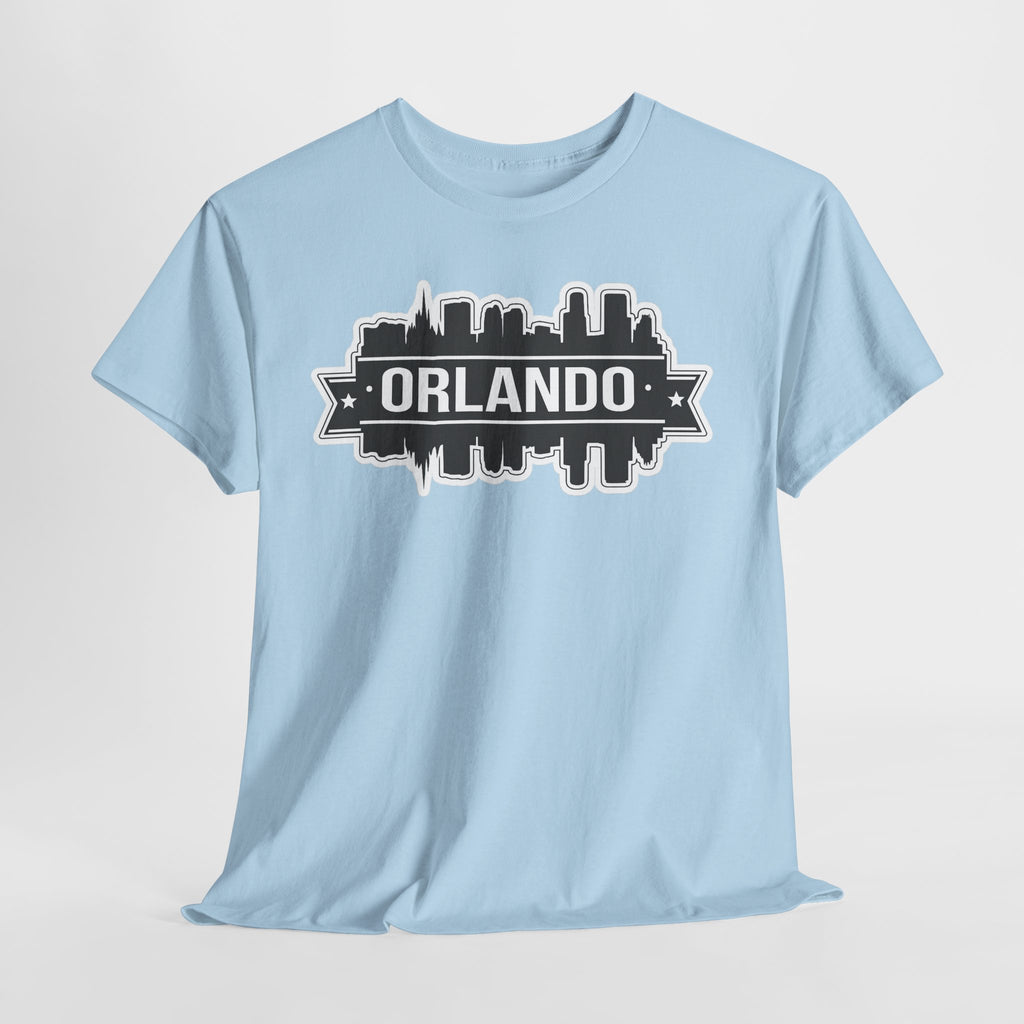 Orlando Skyline T-Shirt — Retro Badge Cityscape Tee
