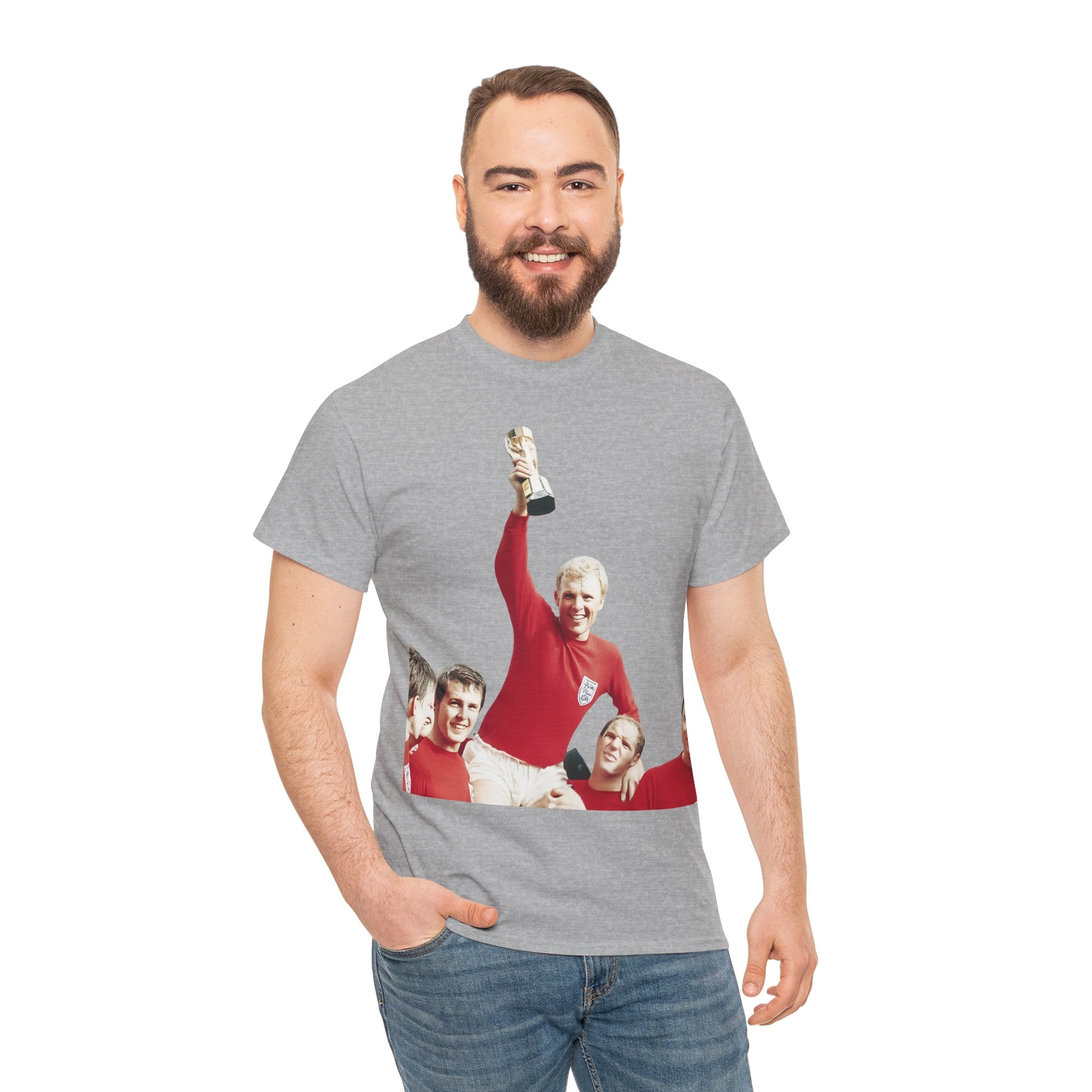 England 1966 World Cup Winners Tee — Retro Team Celebration T-Shirt