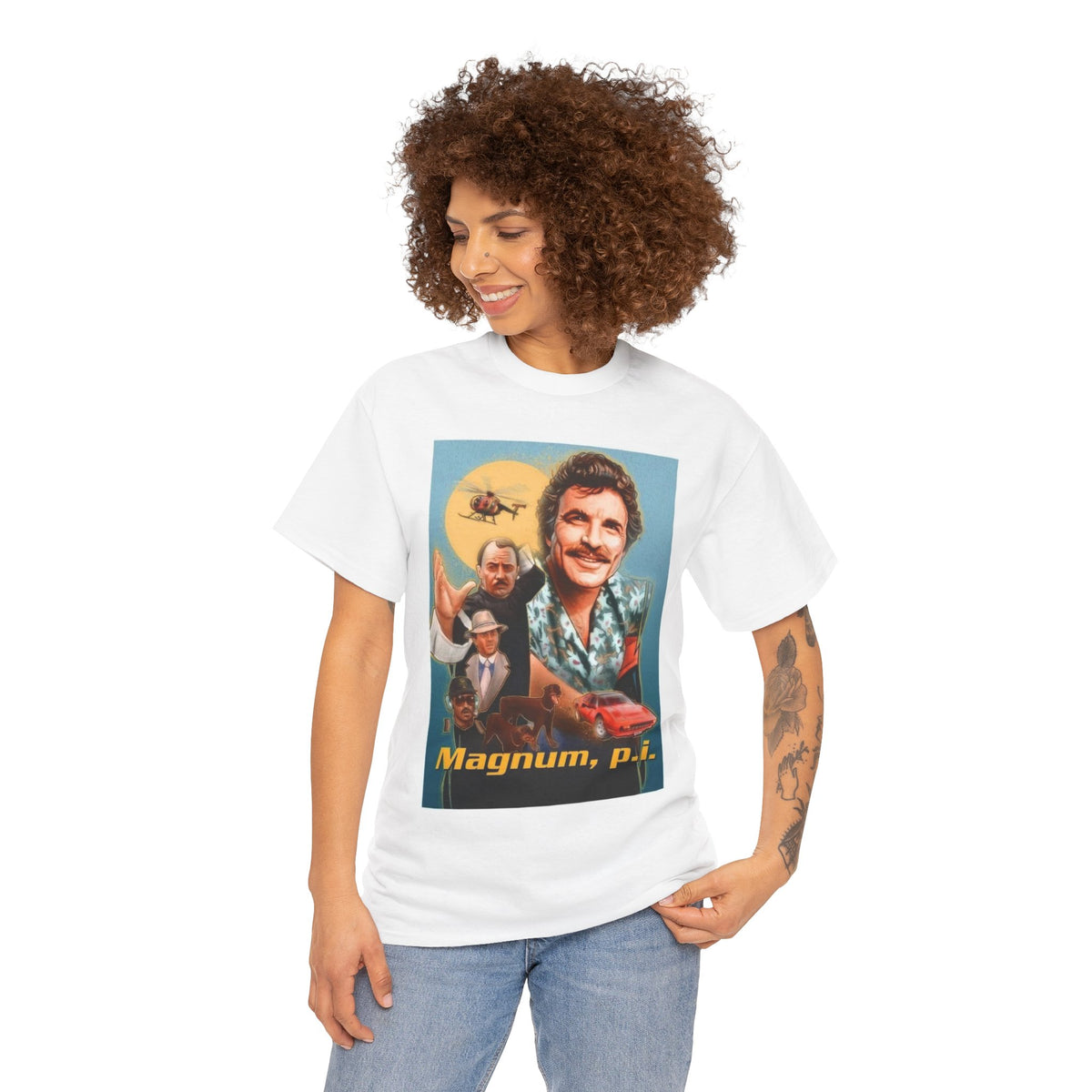 Magnum, P.I. Retro TV Show Inspired Cotton T-Shirt