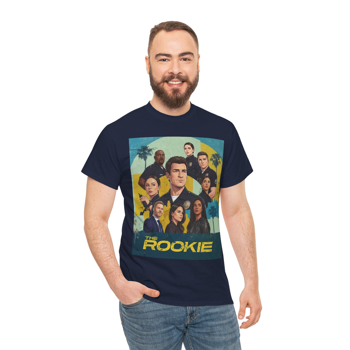 The Rookie TV Cast Graphic Tee — Vintage Poster Style Shirt
