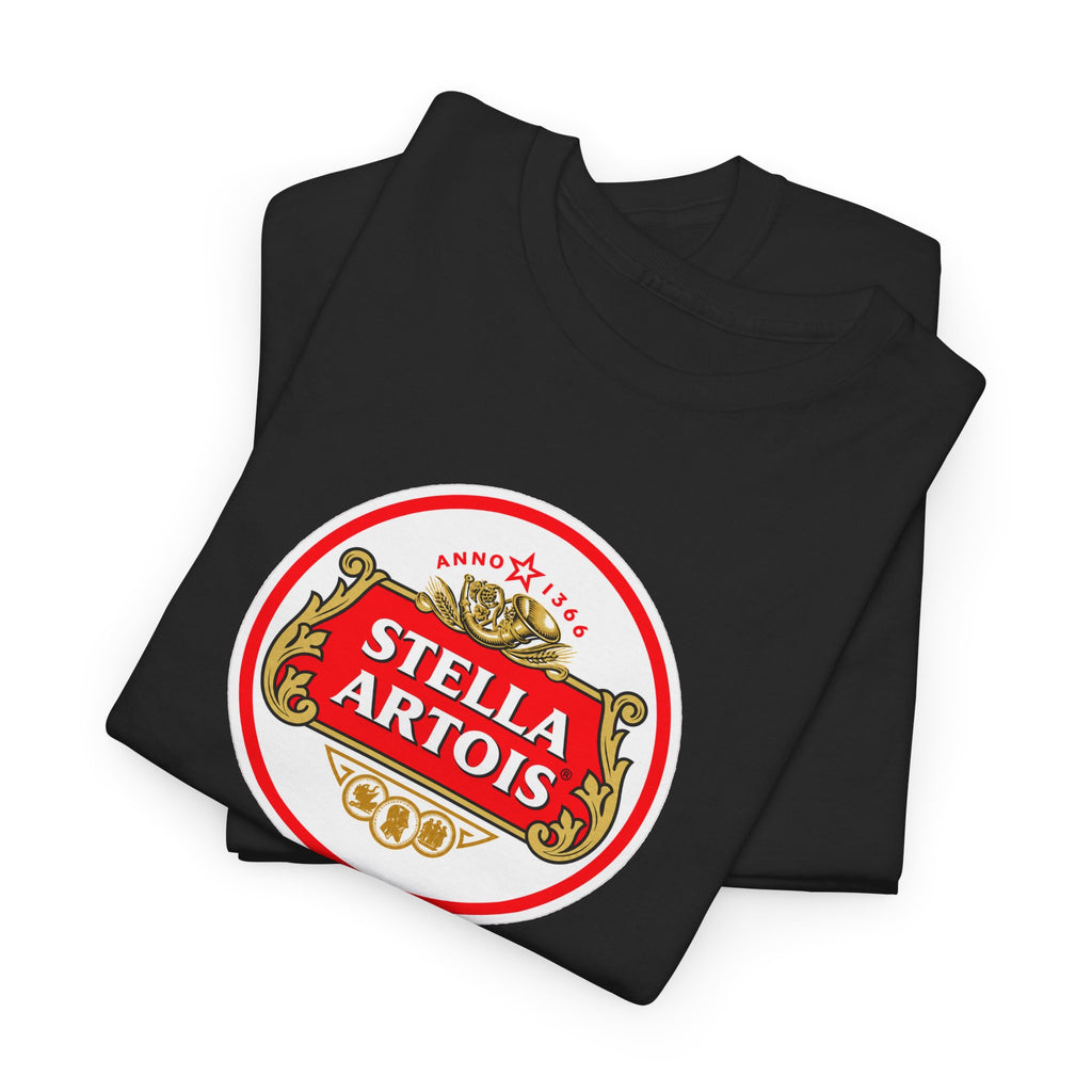 Beer Logo T-Shirt — Stella Artois Inspired Vintage Crest Tee