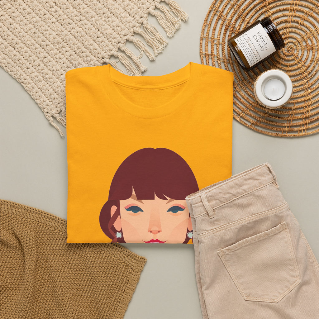 T Swift Illustration Cotton T-Shirt