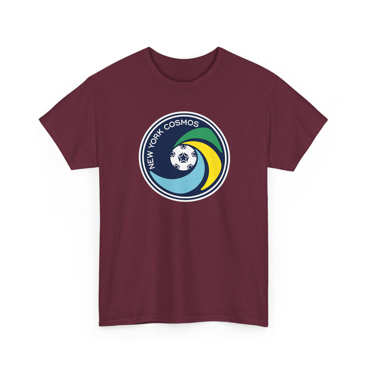 New York Cosmos Retro Logo Cotton T‑Shirt — Vintage Soccer Tee