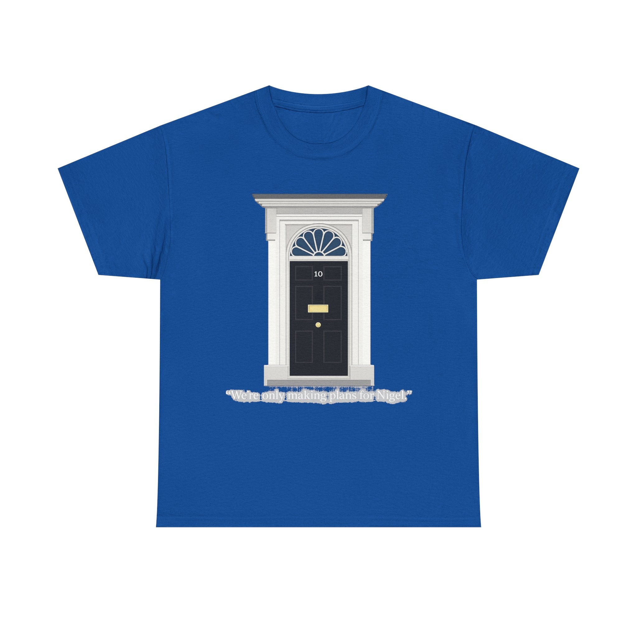 Doorway Graphic Tee — 'With Only a Knocking, who will be Might?' Black T‑Shirt