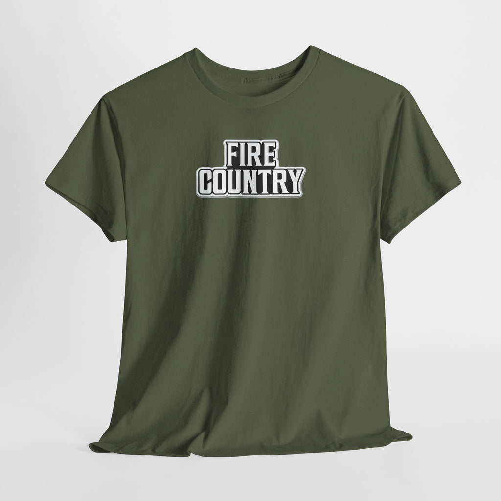 Fire Country Cotton T-Shirt — Bold Graphic Tee