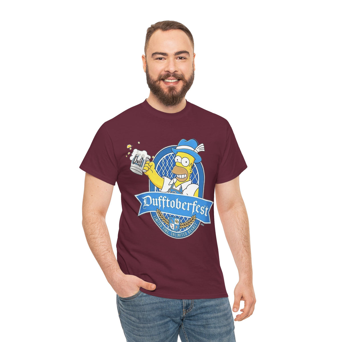 Dufftoberfest Beer Cotton T-Shirt / Tee